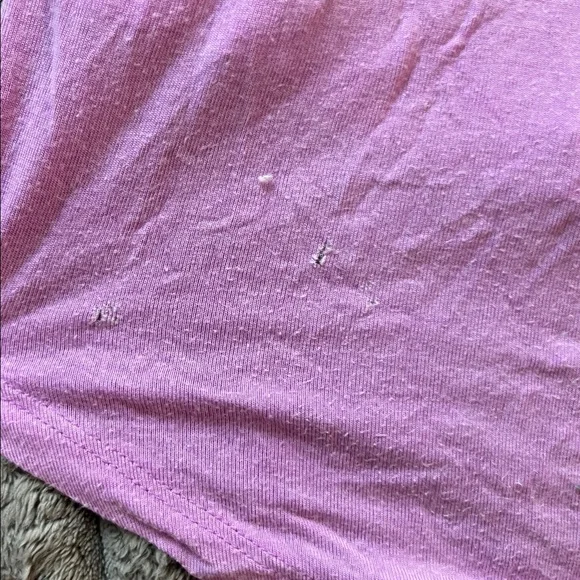American Eagle Lilac Favorite T V-Neck Shirt - Picture 4 of 4